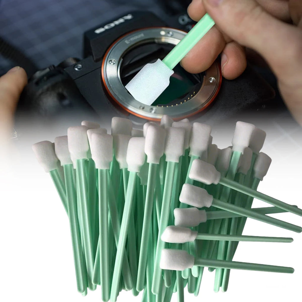 15/25/35 PCS Polyester Swabs – Precision Cleaning Sticks for Printers, Cameras, Lenses & Sensors, Scratch-Free Optical Wipes Oasis Select