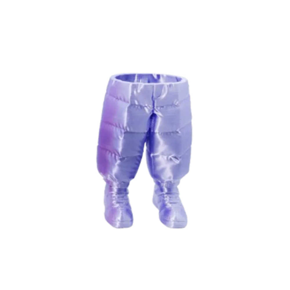 Creative 3D Pants Pen Holder Waterproof PLA 3D Printed Pencil Case Multi-functional Portable Stationery Storage Box Travel Oasis Select Purple