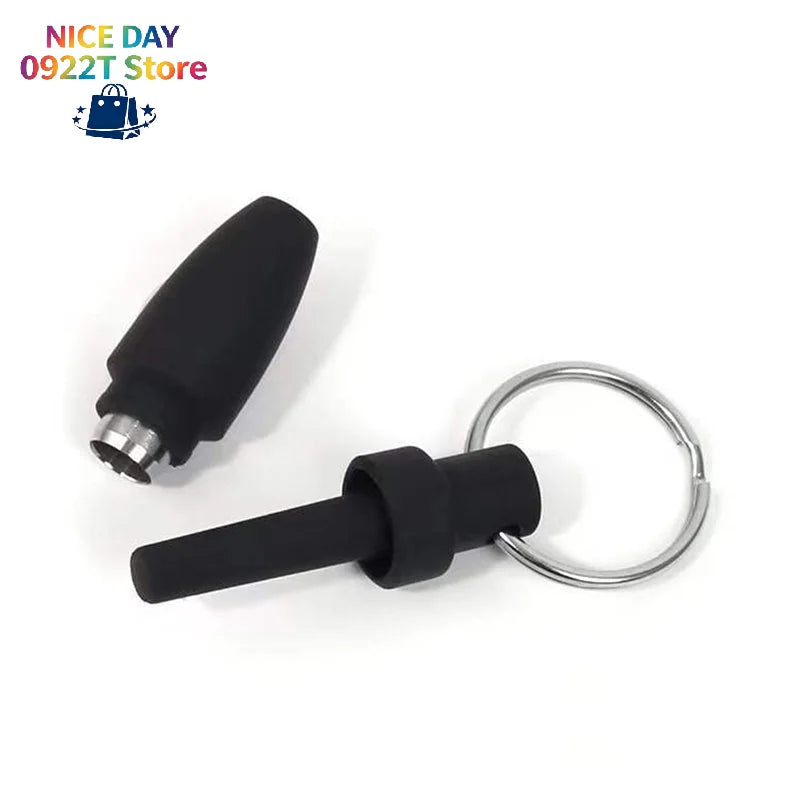 With Key Ring Clip Rubber Portable Cigar Puncher Accessories Blade Cigar Cutter Drill Hole Pocket knife for Cigar Gadgets@#X Oasis Select