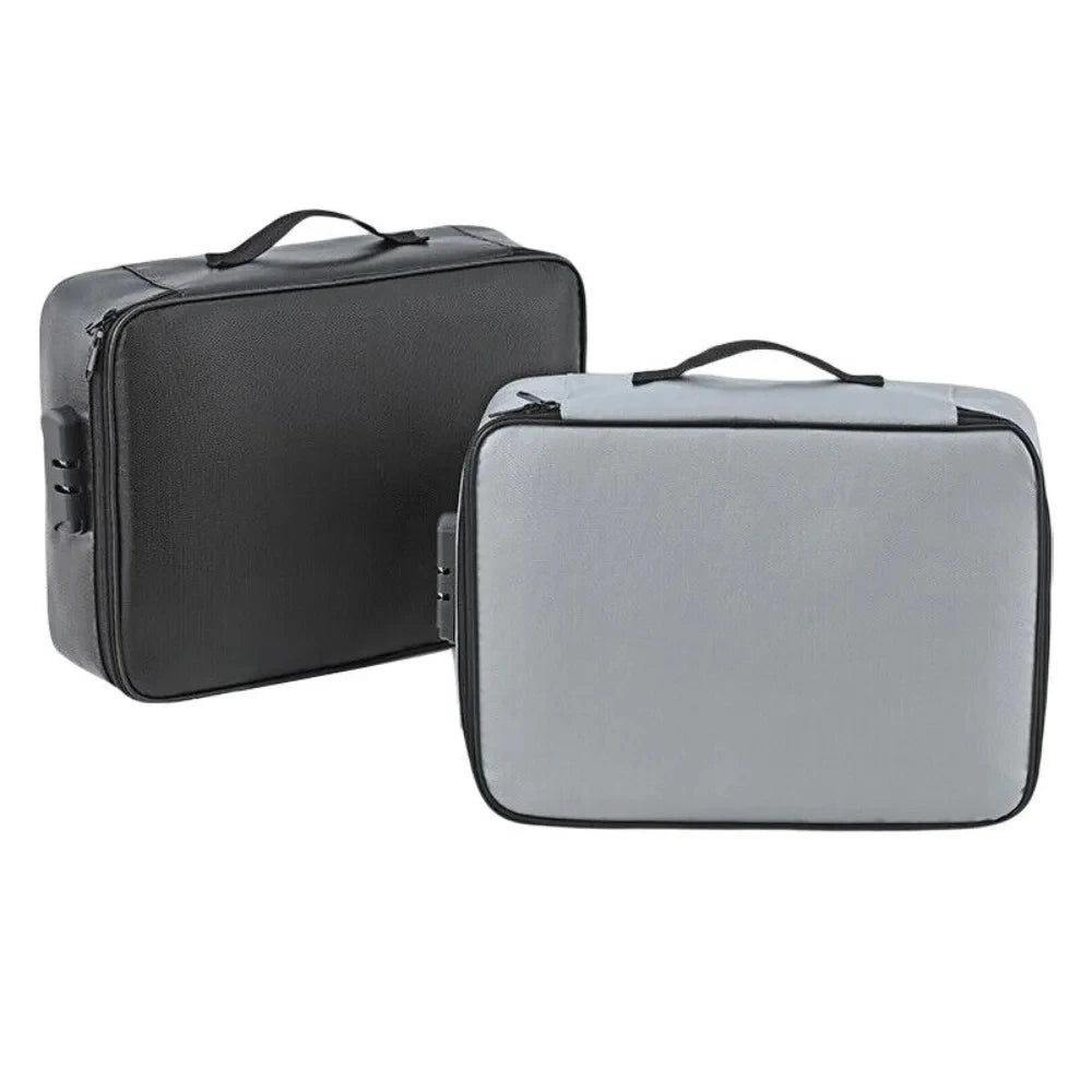 Password Lock Document & ID Storage Bag – 60-Slot Organizer