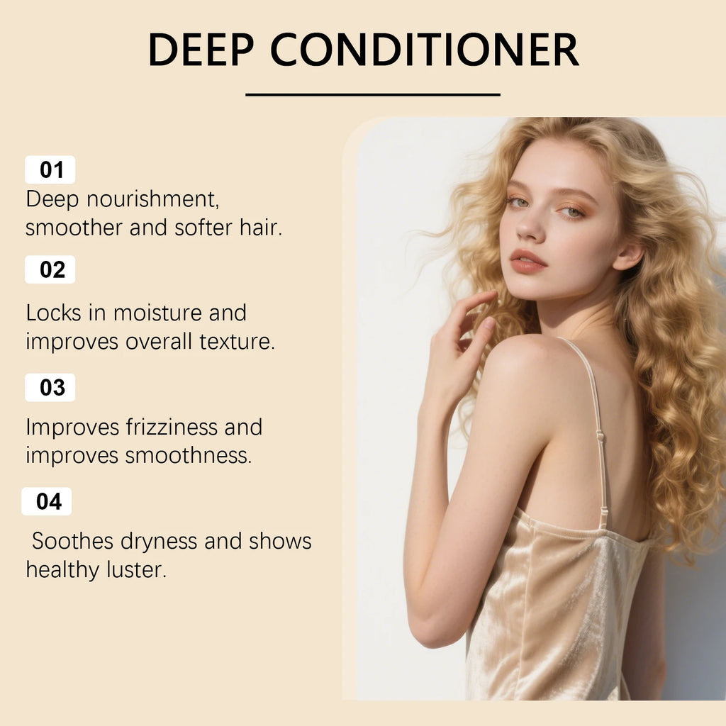 Honey Conditioner Moisturizing and Shiny Hair Volumizing Hair Care Smooth and Nourishing Long-Lasting Fragrance Conditioner Oasis Select