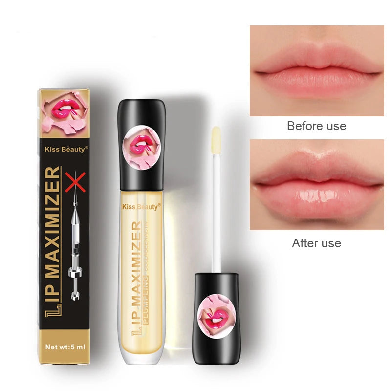 LAIKOU Lip Plumper Serum & Gloss – Moisturizing Lip Oil