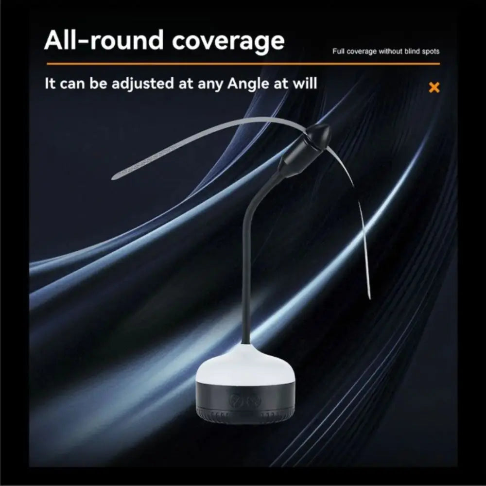 Desk Use Foldable Design Fly Fan Hangable Multi Functional Portable Fan Night Light Repellent Light Table Fan Outdoor Use Oasis Select