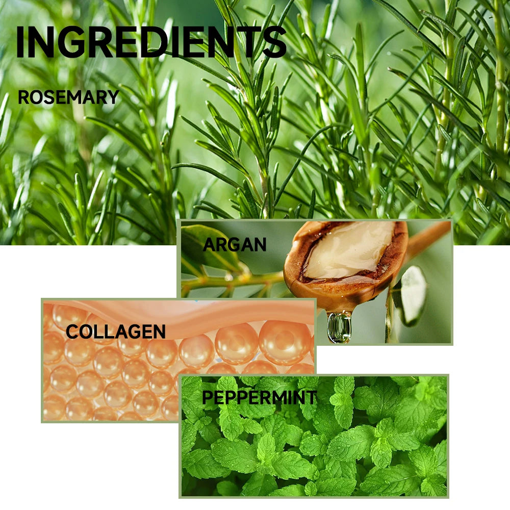 YOUNGCOME Rosemary Serum Conditioner for Hair Repair Mask Nourish Scalp Treatment Rosemary Essential Oil for Hair Care Shampoo Oasis Select