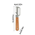 Vegetable Peelers 2Pcs Stainless steel peeler with wooden handle for peeling and slicing fruits and vegetables Peeler tools