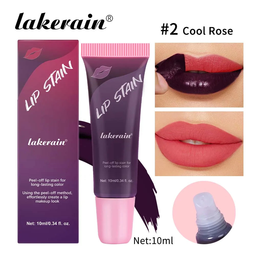3colors Peel Off Liquid Lipstick Waterproof Long Lasting Tear Lipstick Lip Gloss Women Sexy Makeup Tear Pull Lips Mask Cosmetics Oasis Select 02