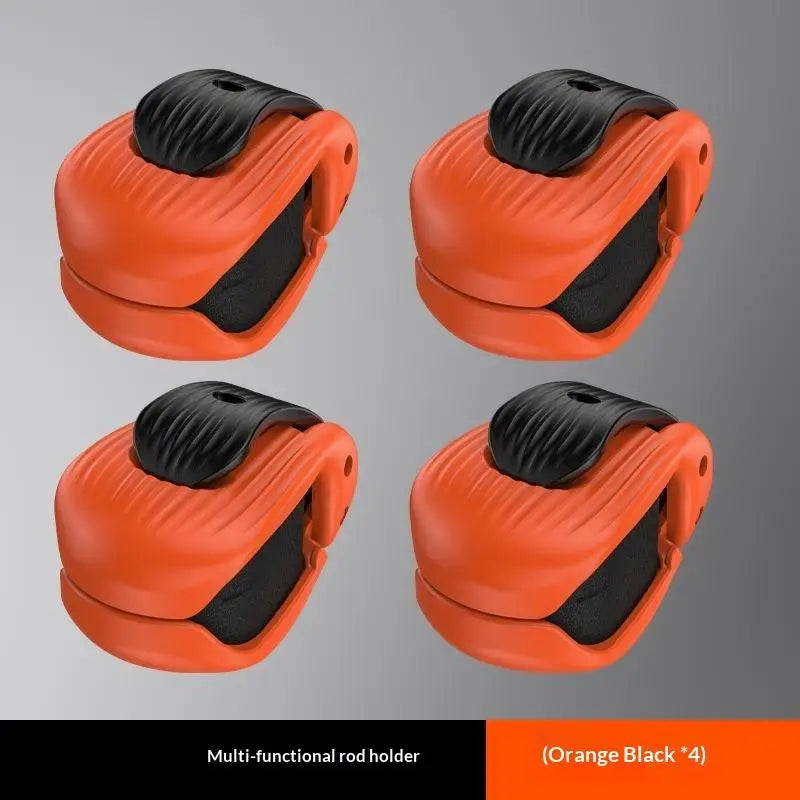 2/4Pcs Fishing Rod Holder Fixer Clip Fishing Pole Holder Compact Design Fishing Rod Fixer Fishing Rod Holder@#X Oasis Select A8