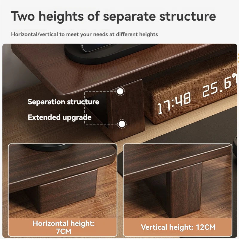 Monitor, elevated computer, screen stand, desktop office, laptop storage rack, base, storage rack Oasis Select