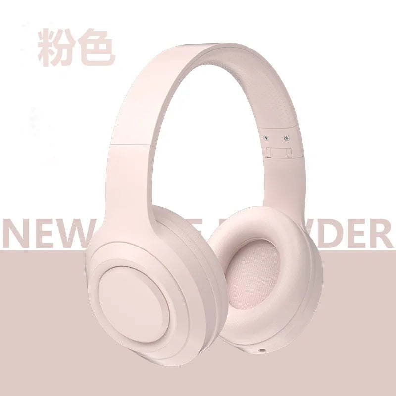 DIXSG Over-Ear Bluetooth 5.0 Headphones – HIFI Stereo & HD Mic Wireless Headphones Oasis Select Pink