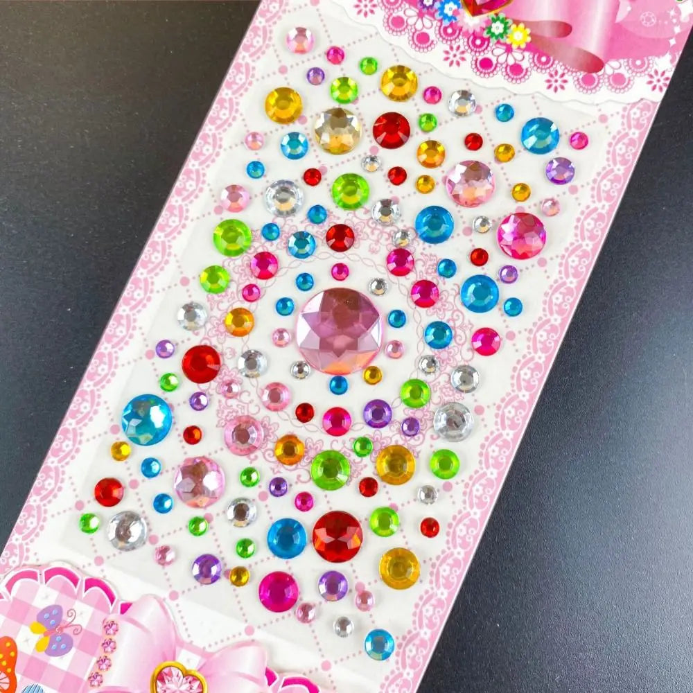 Decoration Stickers 3D Gem Stickers Scrapbooking Self Adhesive DIY Acrylic Gem Sticker DIY Mobile Phone Oasis Select 4