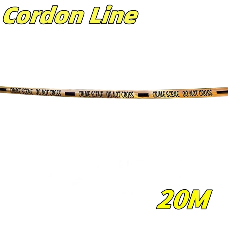 Halloween Dead Victims Props Outdoor Horror Fake Bloody Corpses Haunted House Hanging Decorations Halloween Horror Decorations Oasis Select 20M Cordon Line 5PCS