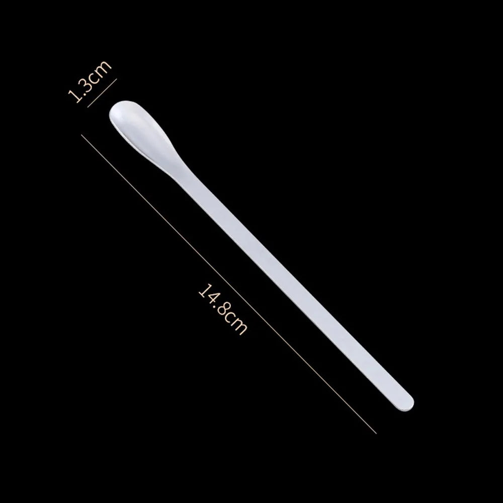 New Stainless Steel Tea Sticks Japanese Traditional Leaf Tea Scoops Leaf Spatula Kitchen Tool Oasis Select Silver Spoon