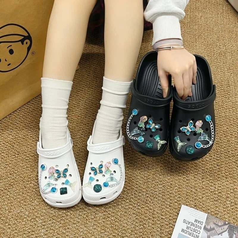 Fashion Shoe Accessory Set, decorative shoe buckles, removable, suitable for sandals and flip-flops. Oasis Select