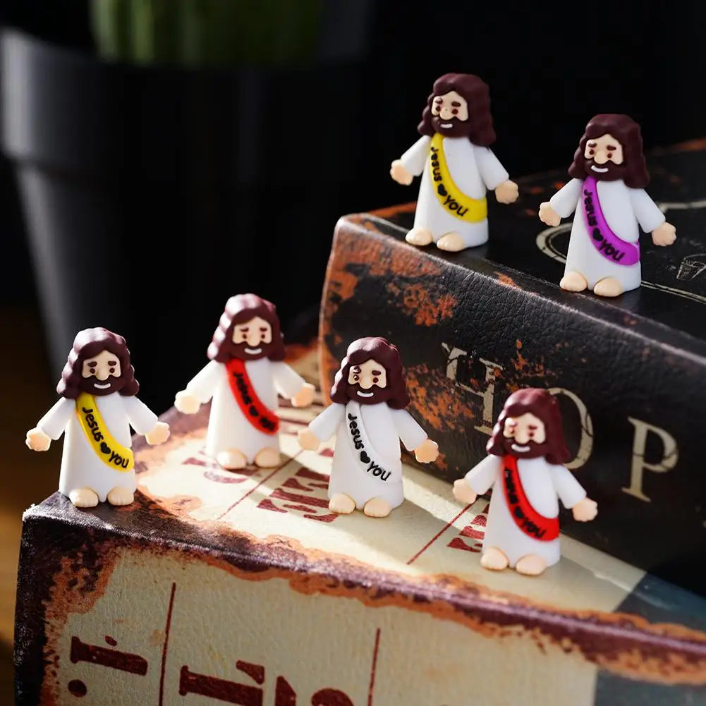 Easter Jesus Toys Easter Mini Jesus Figurines Decorative Multifunctional Party Favors Sunday School Craft Multiple specification Oasis Select