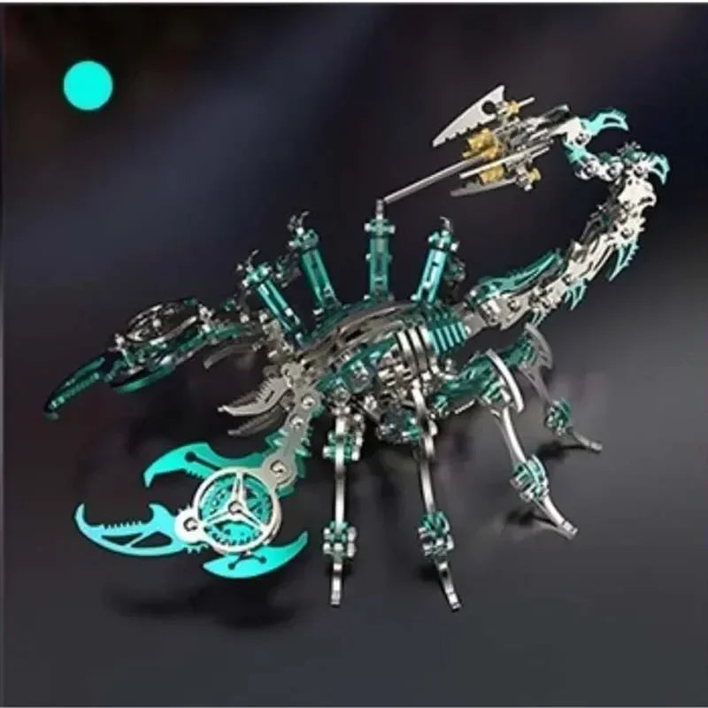 Mechanical Tyrannosaurus Rex, Cobra, Tiger, Scorpion King, Praying Mantis, Hell level 3D Metal Puzzle Model, High difficulty Toy Oasis Select 8