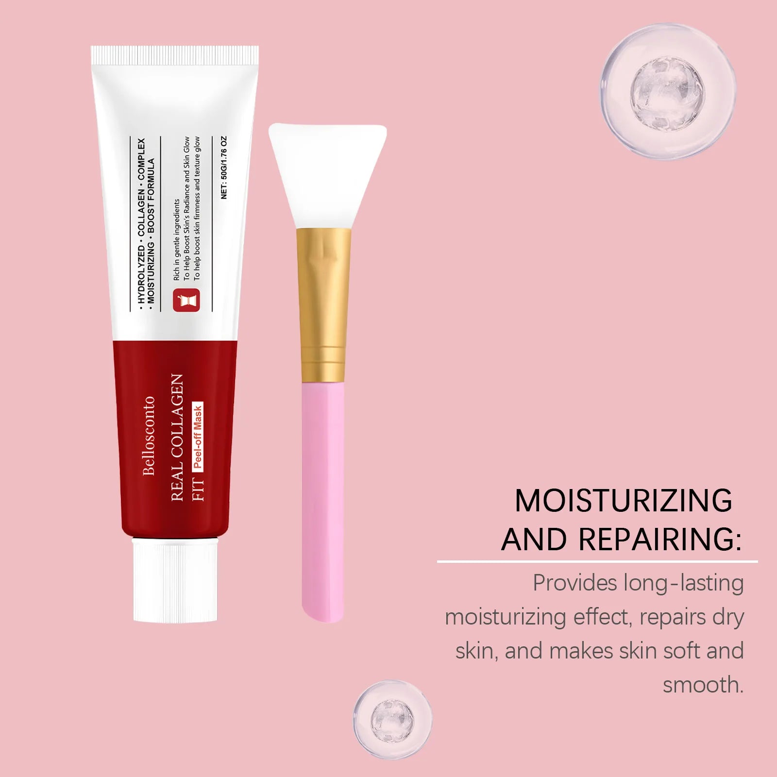 Collagen Peel Off Mask Clean Pores Exfoliating Remove Blackheads Reduce Oil Brighten Dull Skin Moisturize Smooth Skins Face Mask Oasis Select