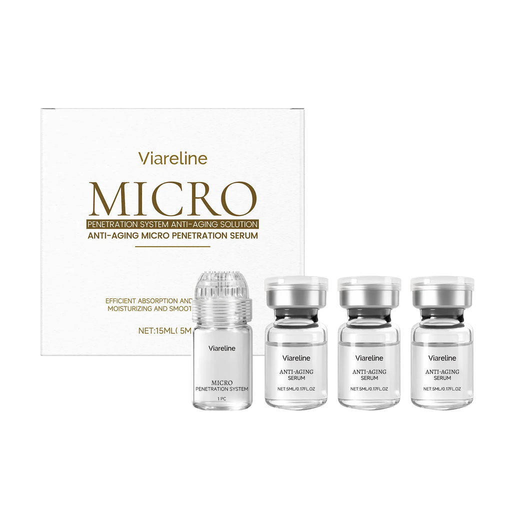 VIARELINE Facial Roller Kit – Hydrating Serum Set All Skin Face Serum Roller Set Oasis Select 1set