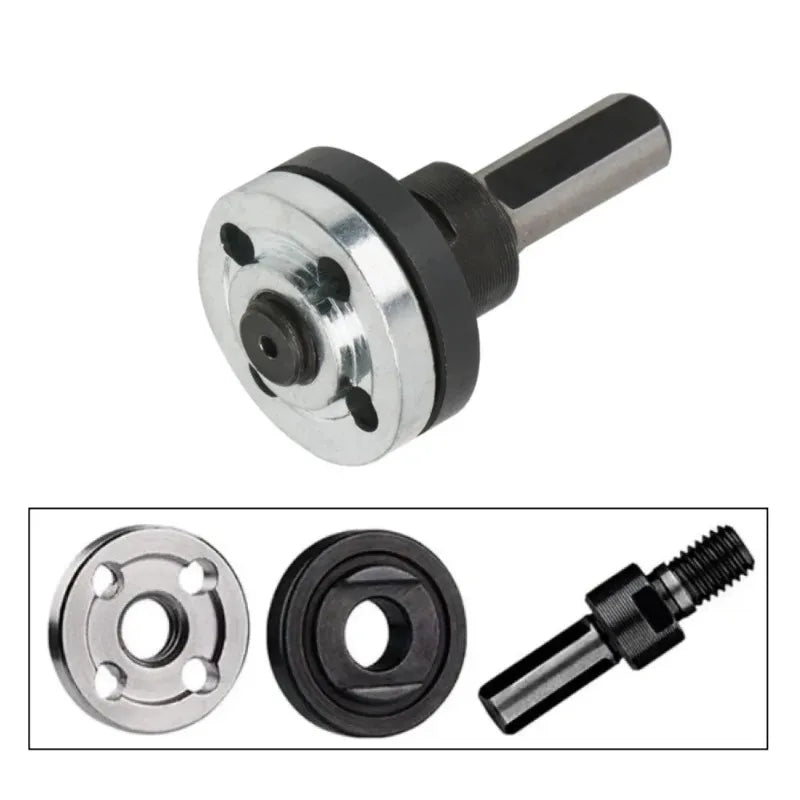 Angle Grinder Connecting Shaft Kit Extension Adapter With Flange Nut Set For Power Tool Conversion And Disc Mounting Oasis Select