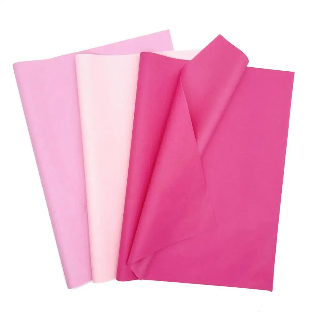 30/50/100 shees of Christmas Lantern Pattern Tissue Paper, 35*50cm Gift Wrapping Paper, Suitable for Christmas Gift Wrapping Oasis Select Pink-30 sheets