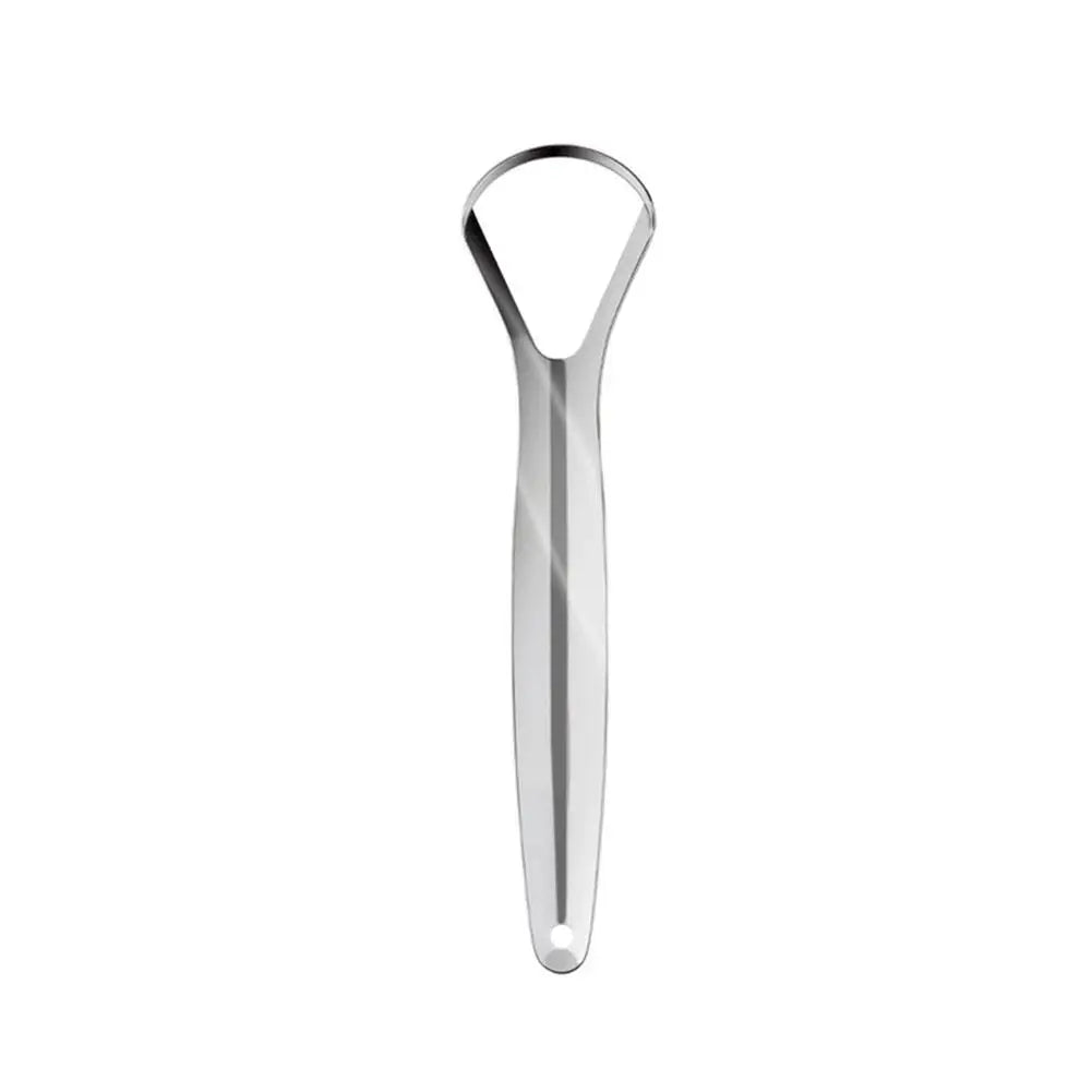 Stainless Steel Tongue Scraper – Fresh Breath Oral Care Tongue Scraper Oasis Select One Unit 1pcs