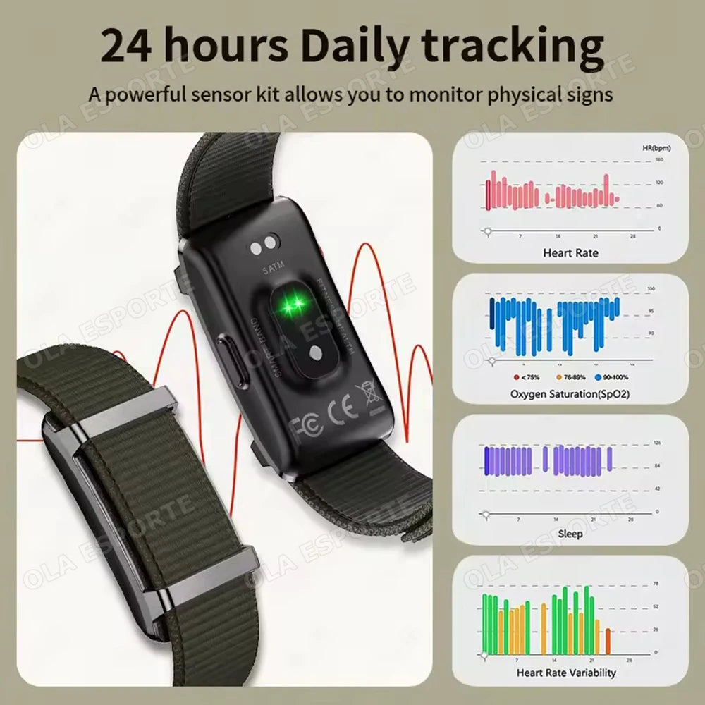 Ola Esporte No-Screen Fitness Tracker Bracelet | IP68 Smart