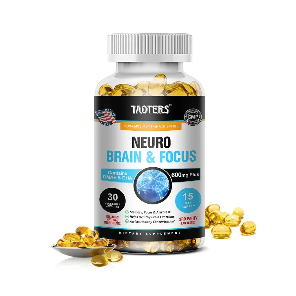 Balincer Brain & Focus Formula | Memory Booster with B Vitamins Brain Health Supplement Oasis Select 30 count-1 bottle