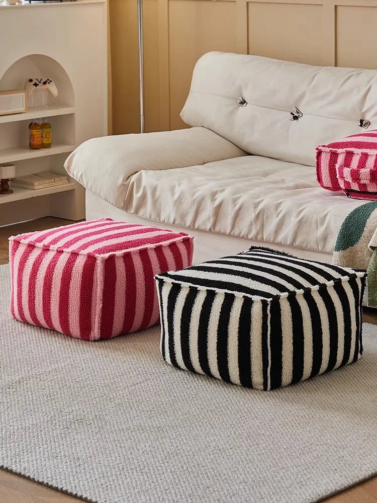 Pu Tuan sitting cushion on the ground, living room sitting cushion, household low stool, shoe changing stool, tatami small stool Oasis Select