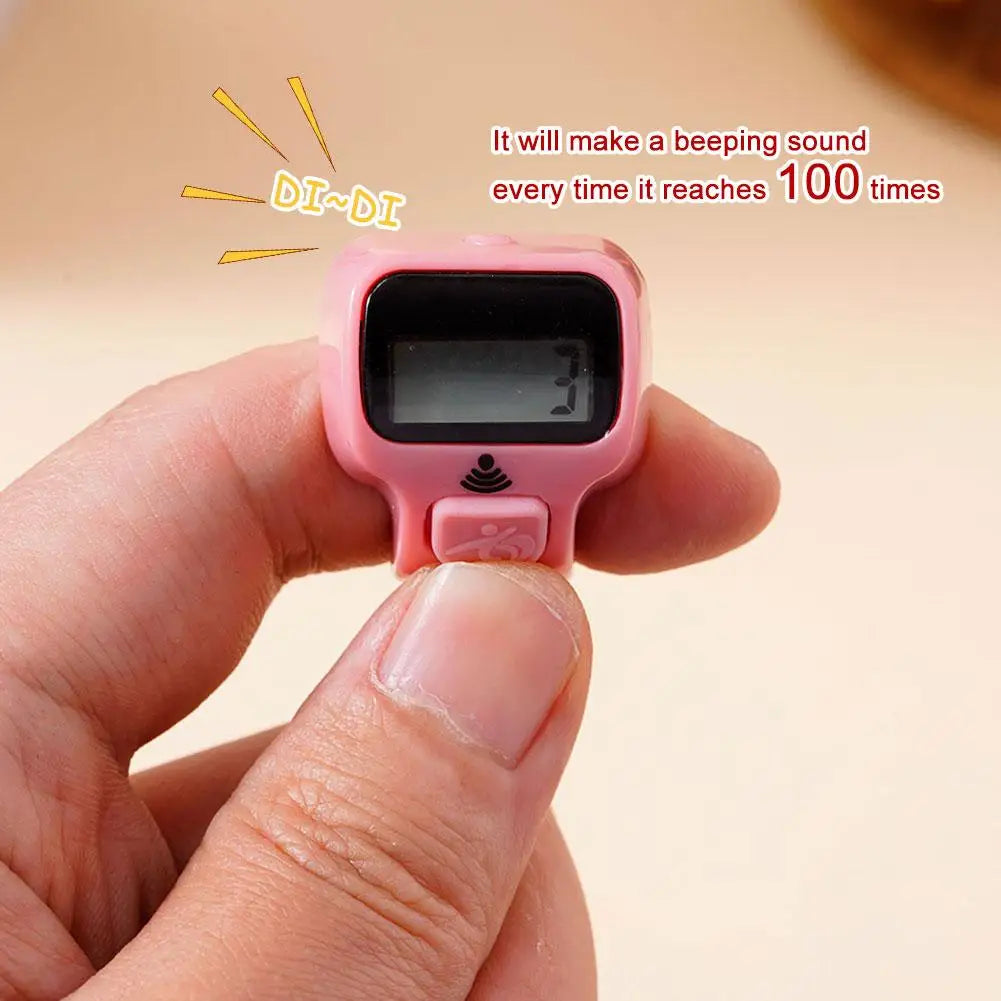Fitness Electronic Finger Counter, Mini Digital Display Hand Tally Counter 5-Digit Number Count Clicker Resettable Clicker Oasis Select