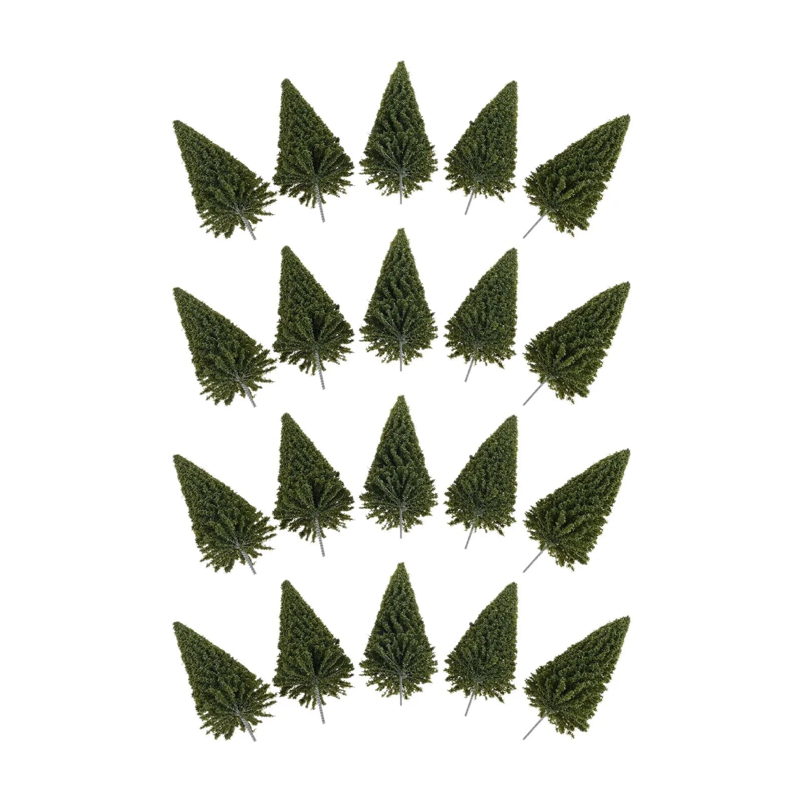 For Micro Scene Layouts,three-dimensional Models 20Pcs Spruce-colored Miniature Trees and For Desktop Iving Room Decorations Oasis Select