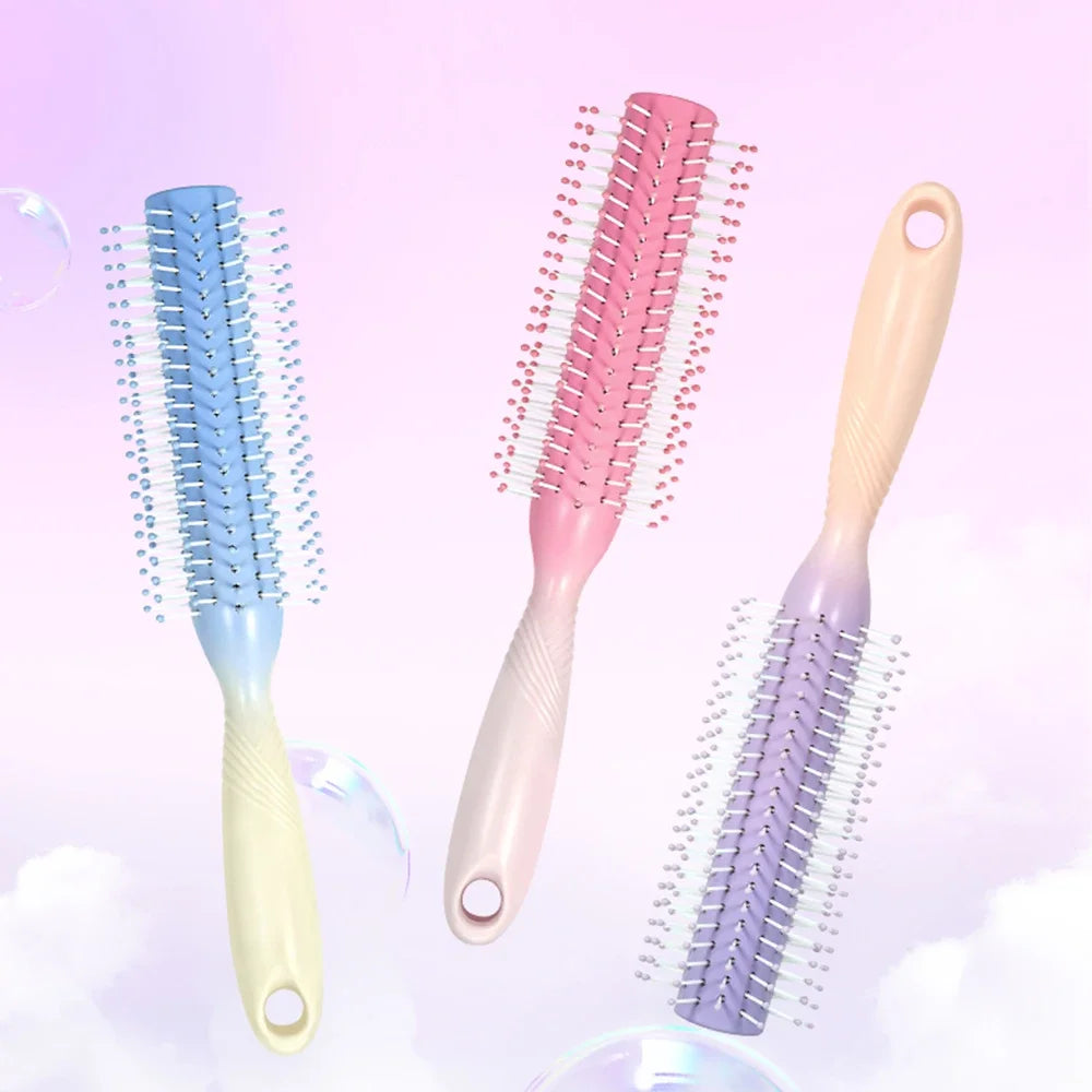 Anti-Static Round Roller Comb – Curly Hair & Wig Styling