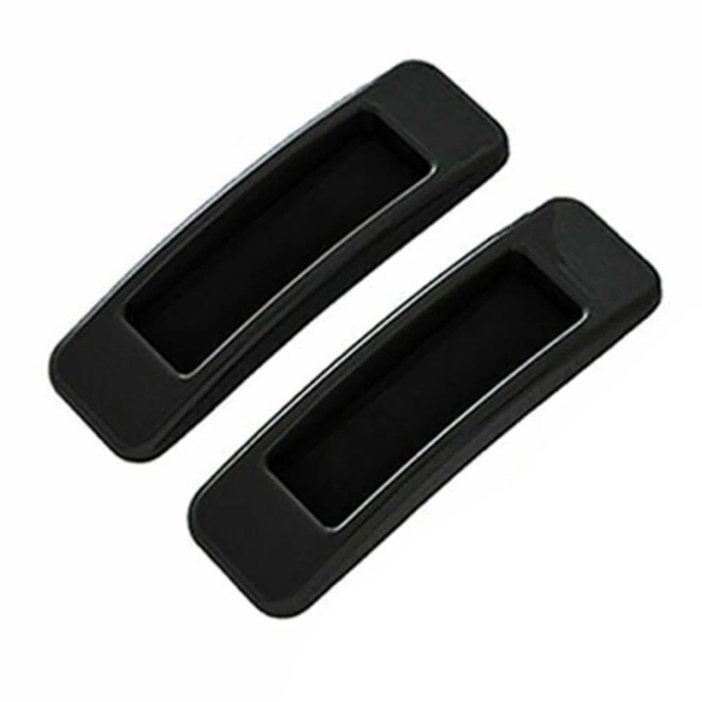 2pcs Window Cabinet Drawer Handles Multi-purpose Handle Self-adhesive Cabinet Sliding Door Glass Handle Oasis Select black