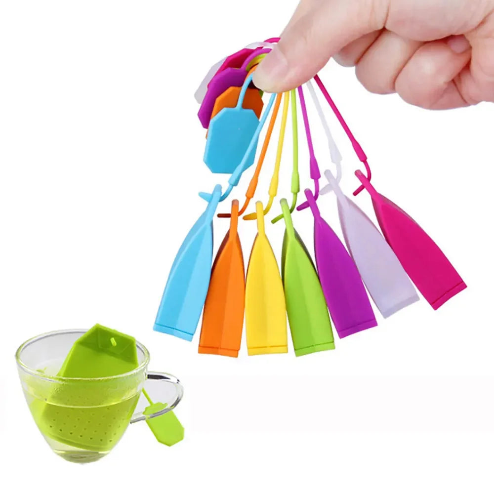 3/6pcs Silicone Food Grade Silicone Tea Strainer Tea Infusers Tea Bag Tea Filter Infuser Diffuser Coffee Tea Tools Kitchen Tools Oasis Select