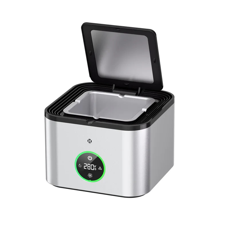 Smokeless Ashtray with Lid – USB HEPA Air Purifier
