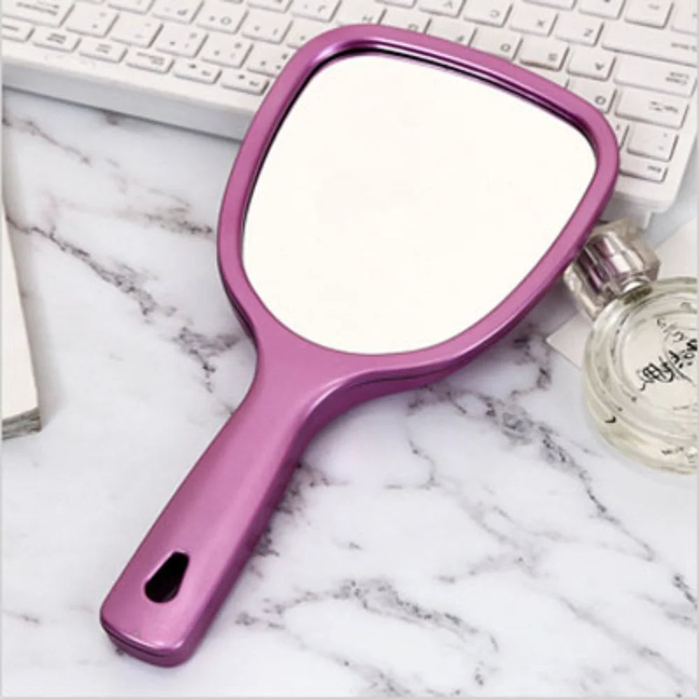 Double-Sided Handheld Makeup Mirror – 2x & 3x Magnification