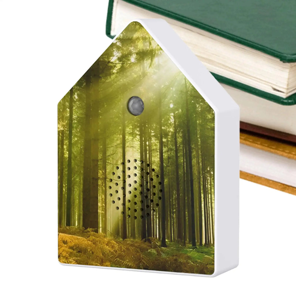 Singing Bird Box White Noise Music Device with Timer Bird Chirping Box with Motion Sensor for Home Garden Bedroom Bathroom Yoga Oasis Select