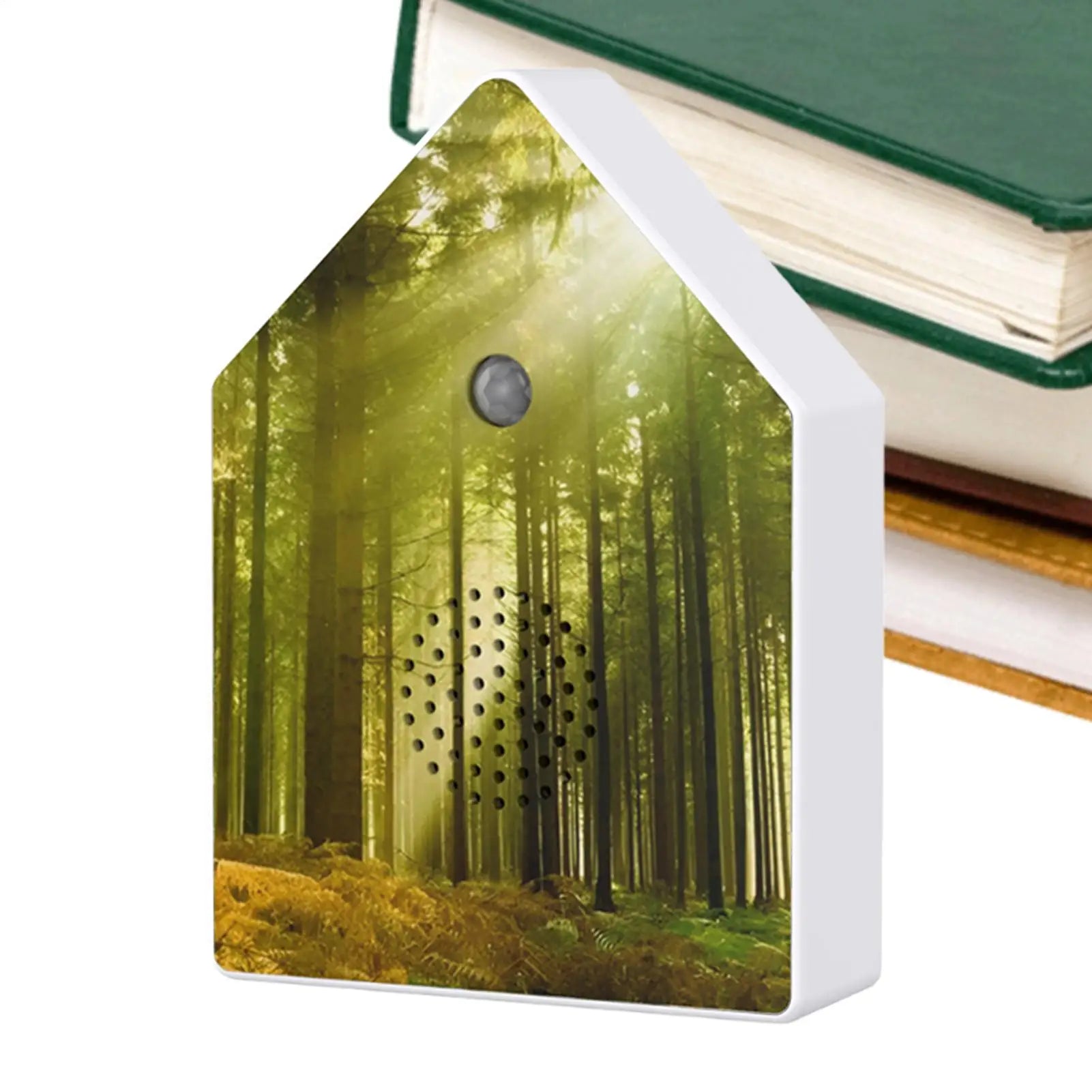 Singing Bird Box White Noise Music Device with Timer Bird Chirping Box with Motion Sensor for Home Garden Bedroom Bathroom Yoga Oasis Select