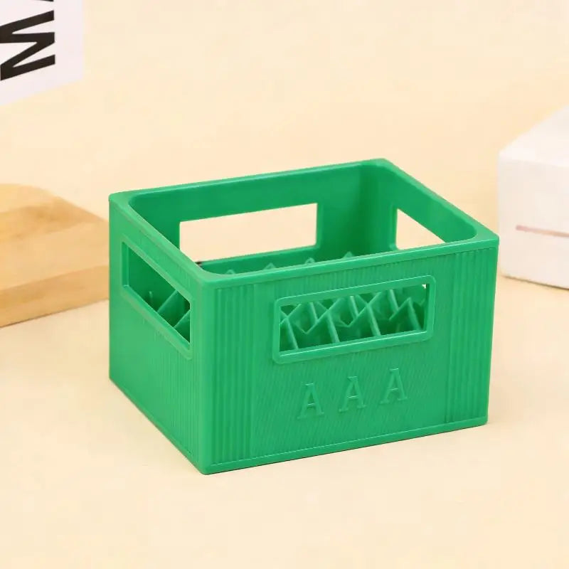 1Pcs 30/20 Compartments 3D Printed Beer Crate Shaped Battery Storage Box Stackable Desktop Organizer Battery Holder Container Oasis Select A6