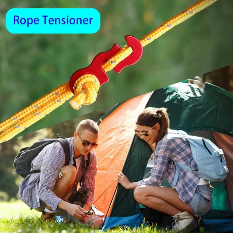 Adjustable Tent Rope Tensioner Easy To Install for Outdoor Camping Hiking Backpacking and Adventure Perfect Camping Accessory Oasis Select