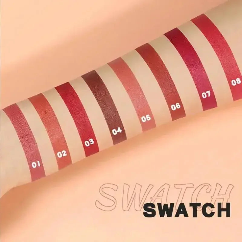 LACHAVA Matte Waterproof Lip Liner – 8 Shades | Long-Lasting