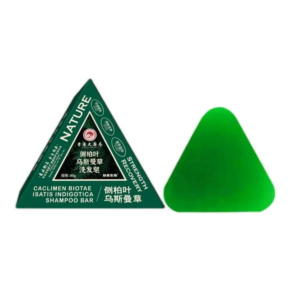 1/3PCS Usman Grass & Platycladus Natural Herbal Shampoo Soap Strengthens Roots Controls Oil Cleanses Scalp Hair Growth Hair Soap Oasis Select Usman G