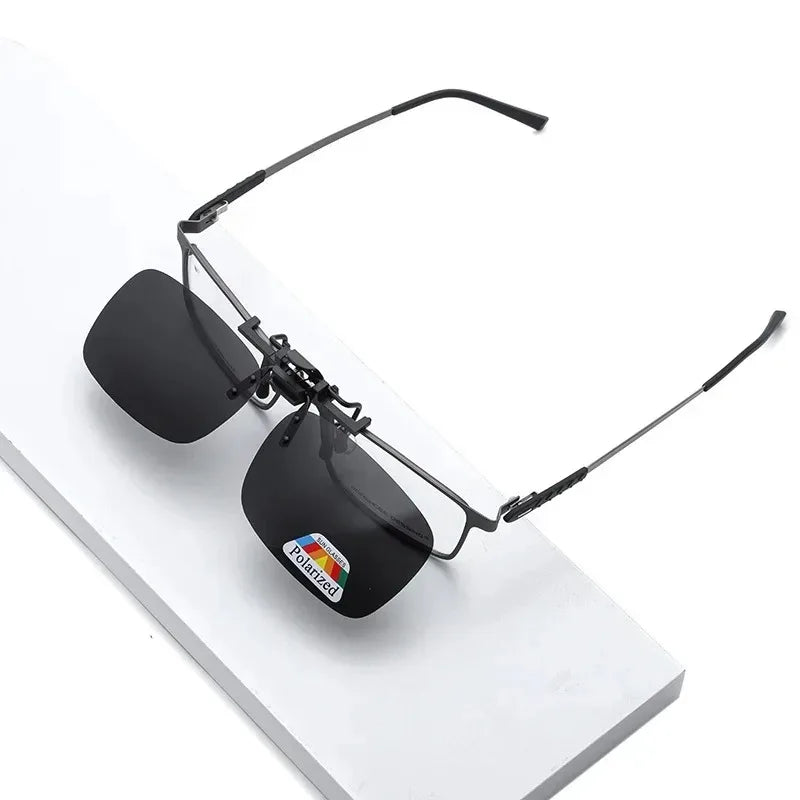 1/2/3/4pcs Polarized Glasses Clip Driving Night Vision Eyeglasses UV400 Outdoor Shades High Definition Sun Glasses Clips Oasis Select