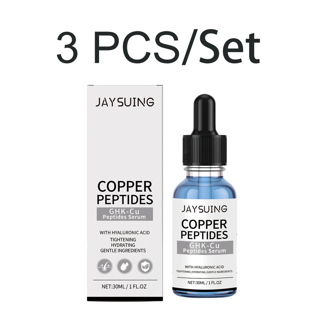 30ml CHK-Cu Peptide Essence Hydrating Facial Serum Tightening Reduce Fine Lines Hyaluronic Acid Repair Skin Barrier Smoothing Oasis Select 3 PCS