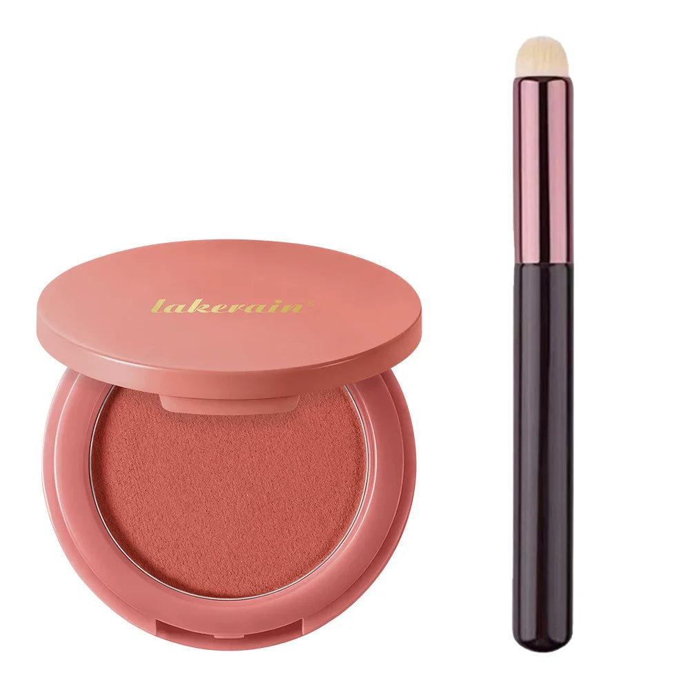 Soft Poke Matte Blush & Brush Long-wear Seamless Skin Fusion Dewy Glow Matte Bouncy Blusher Moisturizer Lightweight Woman Makeup Oasis Select SET 7
