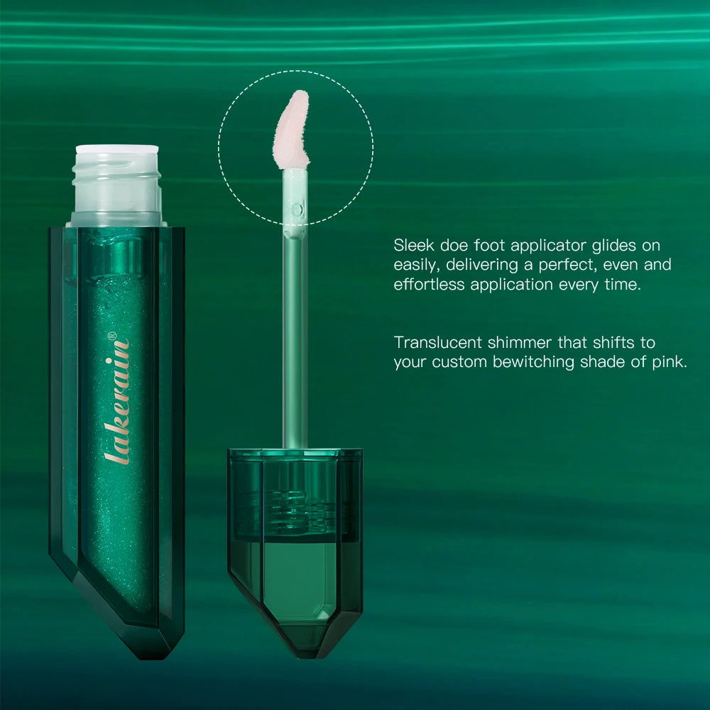 PH Adaptive Color Lip Oil Instant Glass Shine Plumping Finish Iridescent Shine Lip Oil Long-lasting Hydration Smooth Lip Care Oasis Select
