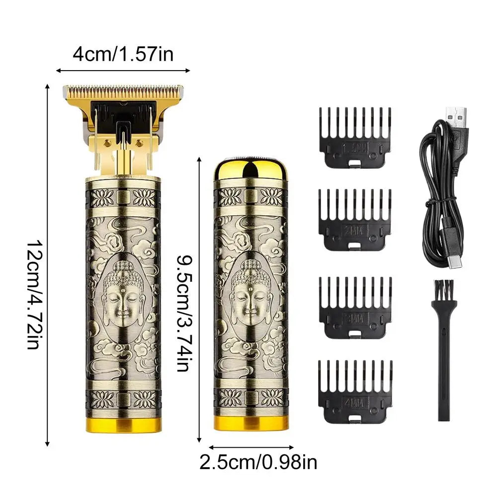Men's Electric Hair Clipper & Shaver Set | USB Rechargeable Kit Hair Clipper Set Oasis Select China Mainland 03
