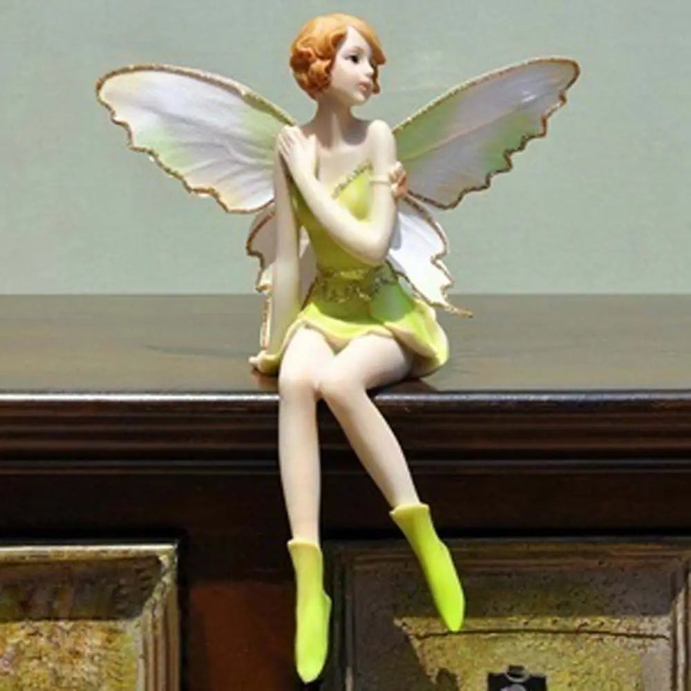 Resin Flower Fairy Angel Figurine | Handmade Home & Garden Decor