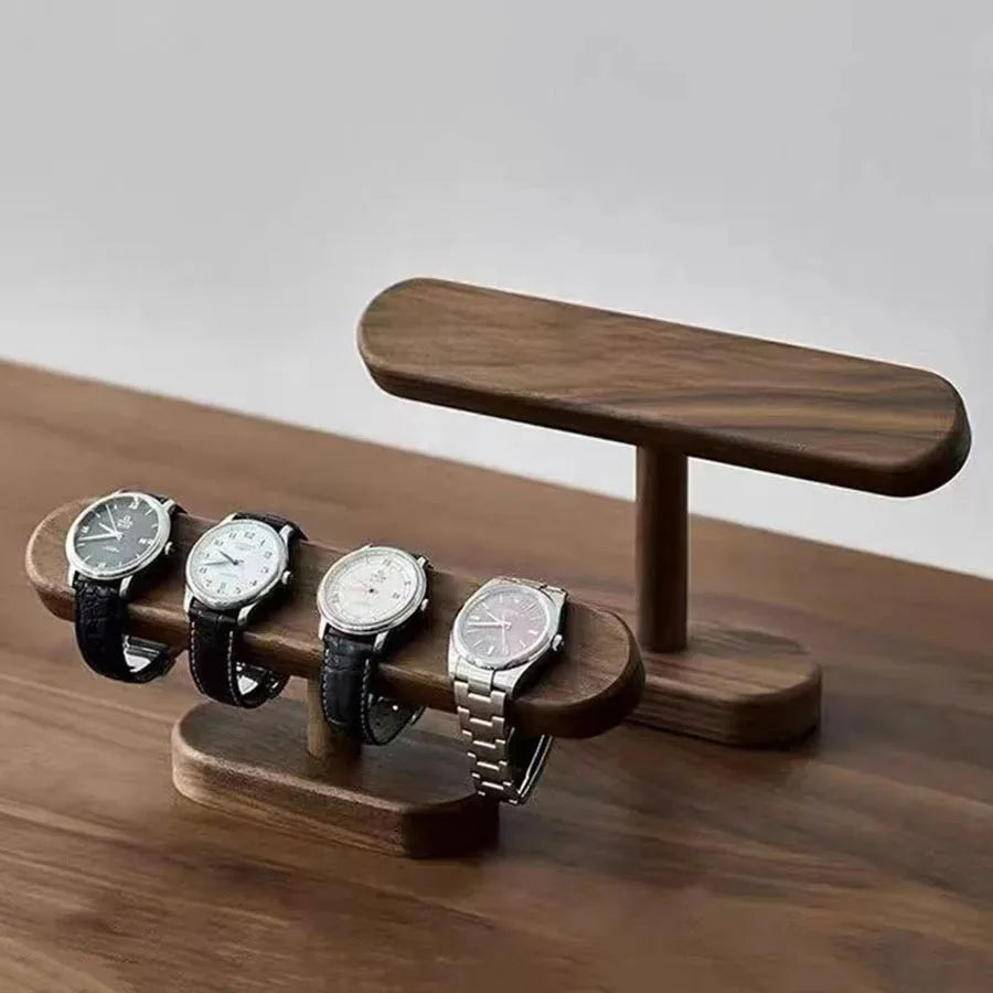Walnut Watch Bracket Display Holder Jewelry Bracket Chain Anklets Hanger Stand Racks Organizer For Counter Shows Oasis Select