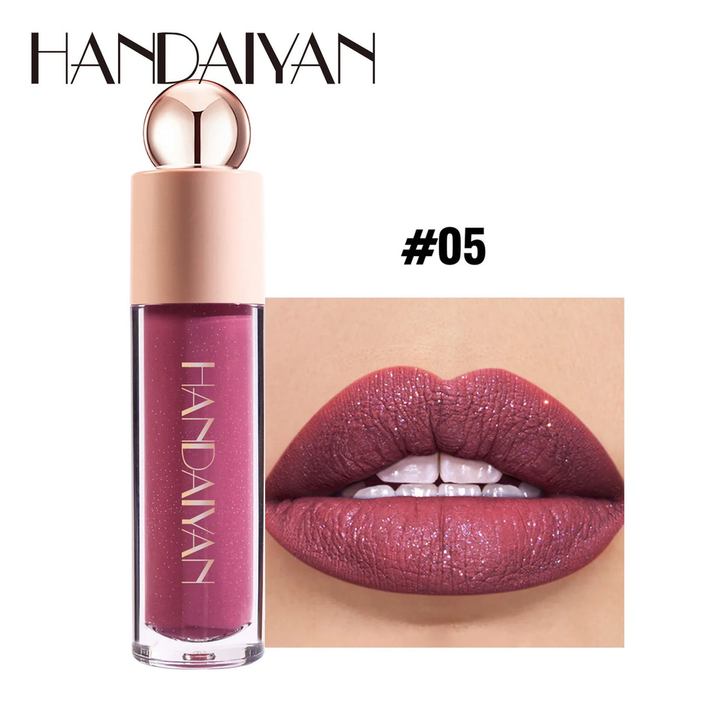 Handaiyan Shimmer Lip Gloss – Matte, Waterproof & Hydrating