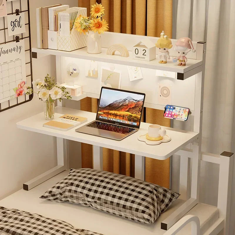 Household GoodsComputer Desk Dormitory Bed Table Folding Desk Upper And Lower Bunk Can Store Fixed E-sports Table Oasis Select