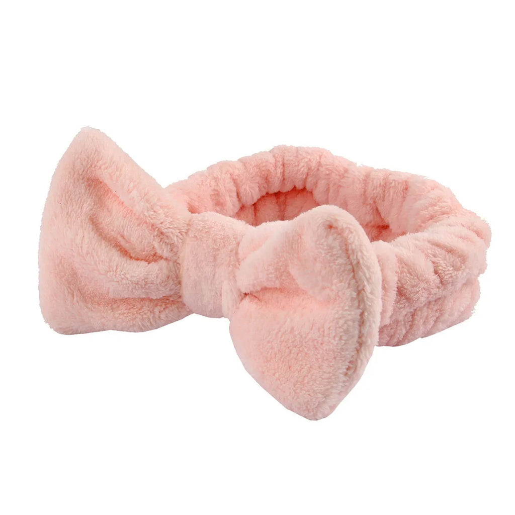 Cute Plush Wristband Hair Tie Makeup Mask Moisture Proof Sleeve Cover Hair Ring Headphone Women Oasis Select